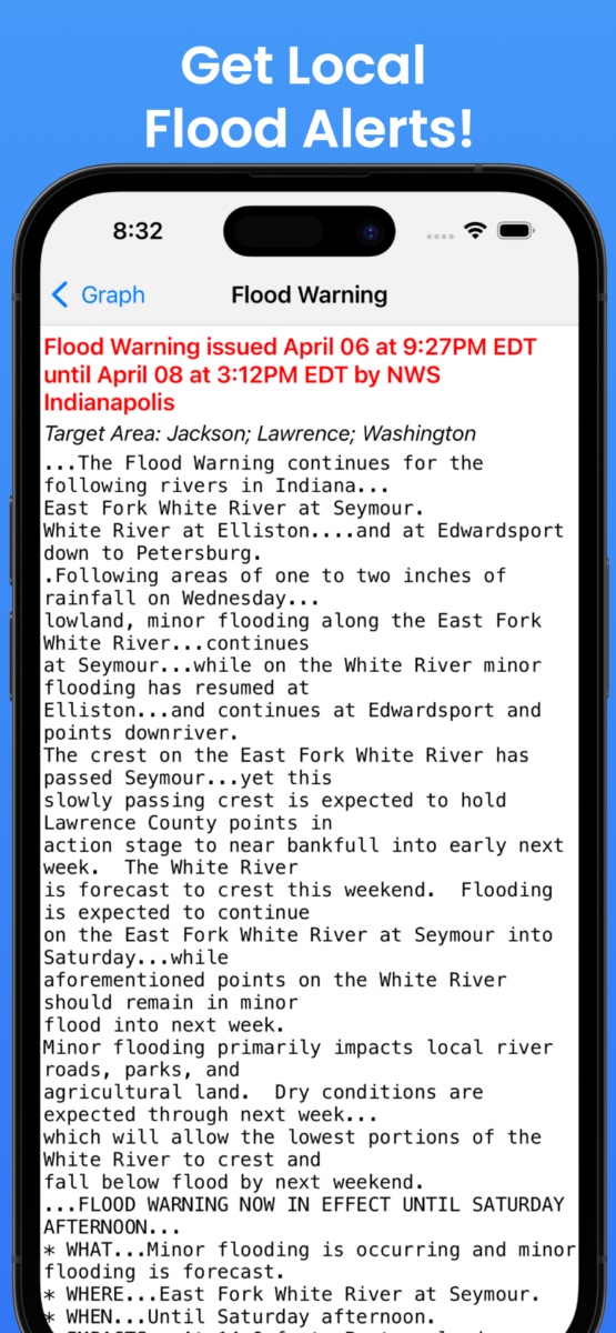 Get Local Flood Alerts!